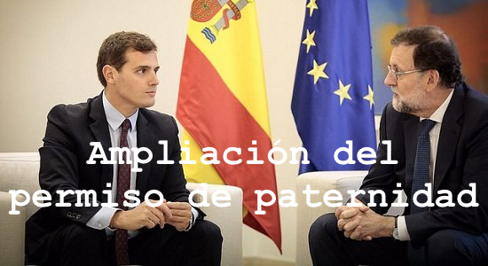 image La ampliación del permiso de paternidad, otra promesa incumplida de Rajoy y Rivera