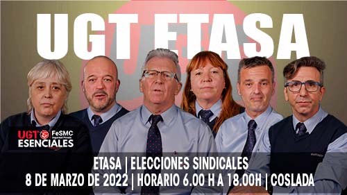image VIDEO | ELECCIONES SINDICALES EN ETASA | ¡VOTAR POR UGT ES GARANTIZAR TUS DERECHOS!