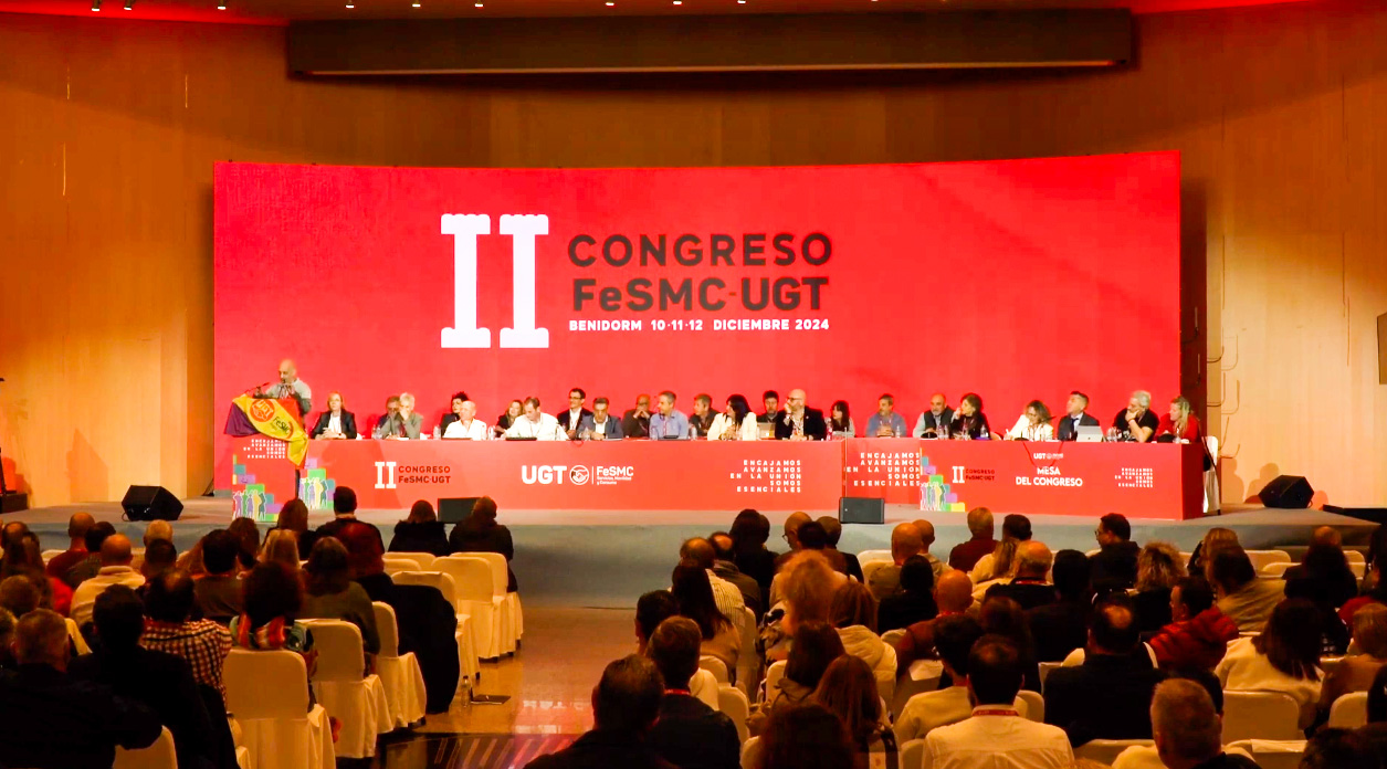 image Video | Intervención de Alfredo Turienzo, Secretario Gral. de FeSMC UGT Madrid, en el II Congreso FesMC UGT